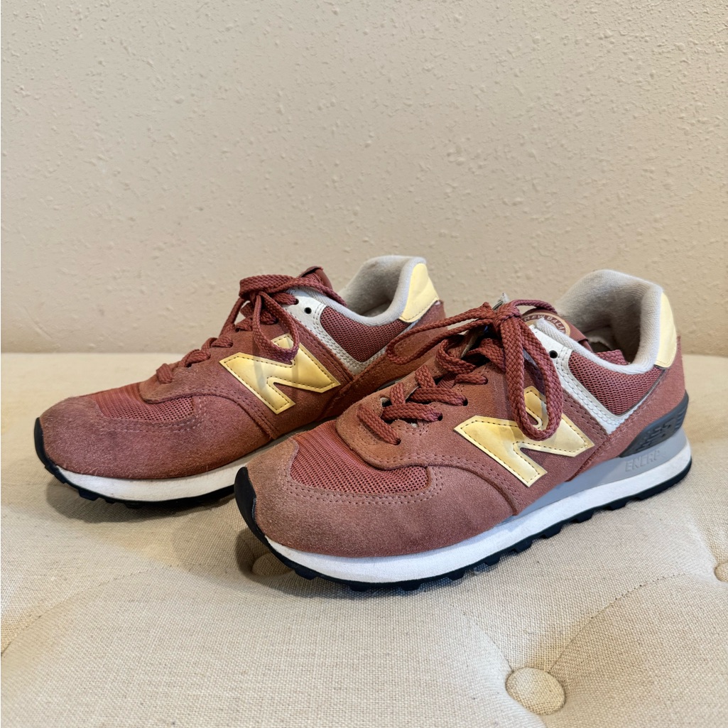 New Balance 574 Mocha Mousse Sneakers 7.5